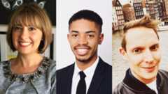 Anne, Kyle B, Elliot