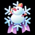 Snowman Rosette