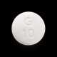 Image of a metformin tablet