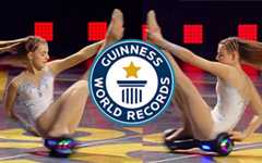 Teen breaks HOVERBOARD world record