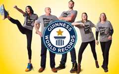 Families breaking world records!