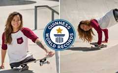 Kanya broke a skating record 🛹