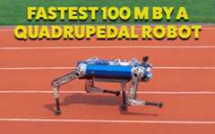 World's fastest 4-legged robot