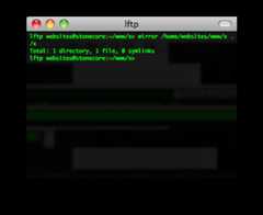 lftp screenshot