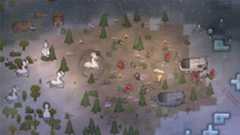 A fight between pawns and alpha animals in RimWorld.