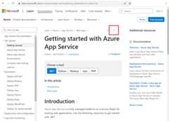Screenshot of an Azure documentation article showing the **Edit** pencil icon.