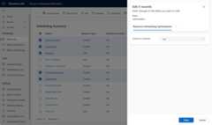Screenshot of five bookable resources with Optimize schedule set to yes.