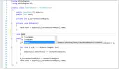 Unity メッセージのコード補完セッション