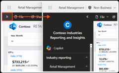 Screenshot of button to select for expanding app nav with app nav then expanded.