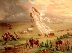 Westward Expansion by John Gast, 1872. Westward Expansion by John Gast, 1872.