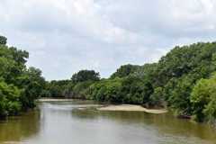 Republican River in Cloud County, Kansas by Kathy Alexander.