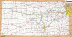 Kansas Detailed Map