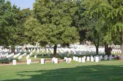 Veteran's Cemetery at Fort Scott, Kansas by Kathy Alexander.