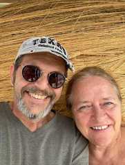 Dave & Kathy at the Ball of Twine in Cawker City, KS. 