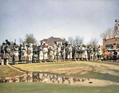 Liberal, Kansas Pancake Race in about 1960.