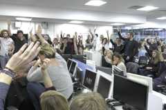 Vidéo : i-Télé, la dernière AG