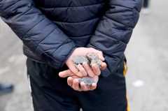 Défilé de la collection autonome des antifas