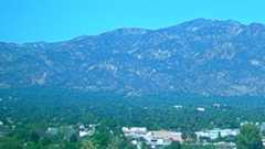 View of mountains from ninth floor of Caltech Hall