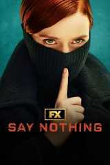 Movie poster charleze throne black turtleneck pulled over face with finger in shush to mouth