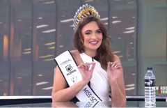 Mia Le Roux, the newly crowned Miss South Africa,