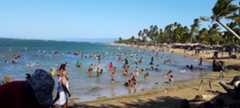 La playa El Caletón en Nagua, provincia María Trinidad Sánchez, forma parte del proyecto de gestión de playas.