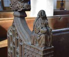 St Dorothy with her basket of fruit