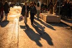 Women with Long Shadows, Florence Italy