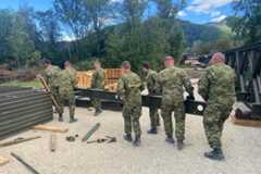 Hrvatski vojnici izgradili lansirni most u Sloveniji