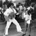 The Newcastle Show. 28 February 1992. Elvis Presley a.k.a. Chris Kelly with Aimee Bertoli of Kotara South.
