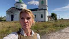 First visit to the liberated territories east of Kharkiv. Hrakove, 70 km from Izyum, was deoccupied two days ago. Today Kharkiv police is documenting Russian war crimes there. Territory still heavily mined