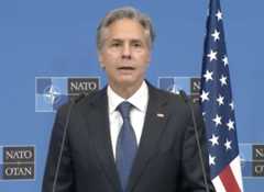 The US and NATO are hailing Ukraine's strong counter-offensive.   There's no indication yet from Russia that it is prepared to seek a diplomatic solution to the war, Blinken says, but when that time comes, he adds, Kyiv must be in the strongest possible position