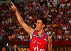 Helinho Campeão do Torneio de 3 pontos.