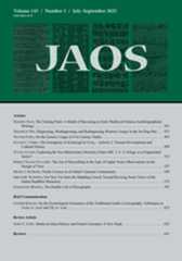 Cover for JAOS 144.3