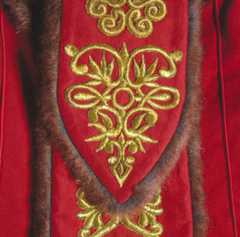 Queen Amidala throne room gown detail