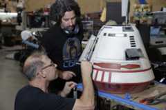 KP-1's body being painted