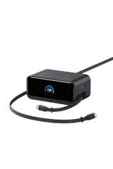 Anker Nano Charging Station (7-in-1, 100W, 巻取り式 USB-C ケーブル) (USBタップ 電源タップ) 【PSE技術基準適合】MacBook iPad iPhone Galaxy Android ブラック