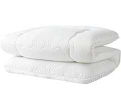 AZRA 敷布団 洗える敷き布団 シングル 三層構造 固綿入り 軽量 三つ折り ふかふか 柔らかい ホコリが出にくい ポリエステル100% 抗菌防臭 防ダニ 薄型 復元しやすい8cmタイプ (圧縮無タイプ 100x210x8cm アイボリー)