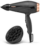 مجفف شعر احترافي بتيار متردد 2100 وات تحكم ايوني في تموج الشعر مع فوهة سموث برو 1 وموزع لتعزيز تموجات وتصفيفات الشعر مع 3 إ…