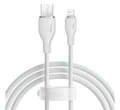 Baseus Pudding Hızlı Şarj Özellikli Lightning Kablo 2.4A, 1.2 Metre, Beyaz