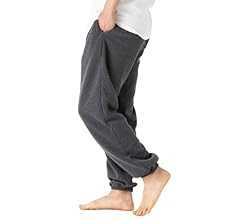 [Nutopia] 裏起毛 パンツ スウェット あったか パジャマ 秋冬 防寒 家楽 ルームウェア パンツ単品 ゆったりシルエット 男女兼用 部屋着 無地 3L 4L 大きいサイズ チャコール ライトグレー 1P/2P