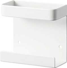 山崎実業(Yamazaki) 神札ホルダー シングル ホワイト 約W9XD4XH8cm タワー 簡易神棚 お札立て 5286