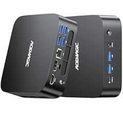 ACEMAGIC ミニPC 高性能AMD Ryzen 5 7430U搭載 4.3GHz 6C/12T 【64GBメモリ+4TB SSD 拡張対応】 mini pc ryzen windows11 Pro 4K@60Hz3画面出力 WiFi 6 B…