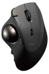 エレコム トラックボールマウス IST PRO 静音 マルチ接続 Bluetooth 無線2.4GHz 有線 最大6台切替 ベアリング支持 10ボタン チルトホイール オンボードメモリ DPI12000 ブラック M-IPT10MRSABK