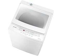 COMFEE' 洗濯機 6kg 一人暮らし 1-3人用 全自動洗濯機 ステンレス槽 風乾燥 予約機能 部屋干し ガラスドア コンパクト 家電 節水 静音設計 省スペース 槽洗浄 透明ドア ホワイト CAC06EW60/W-S1