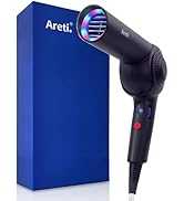 Areti(アレティ) ドライヤー ヘアドライヤー マイナスイオン 大風量 速乾 折りたたみ LED 光 ケア モイスト d1621IDG Kozou