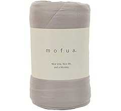 AQUA (アクア) mofua (モフア) くもケット 掛け布団 [ 雲につつまれるような やわらかさ (雲ケット) ] シングル S グレージュ/とろける 肌掛け キルトケット マシュマロタッチ ふかふか もこもこ 洗える 312001N8