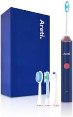 Areti(アレティ) 電動歯ブラシ ホワイトニング 2段階速 音波 USB 充電式 携帯 タイマー スタンド ケース付 t1731IDG MIGAKI