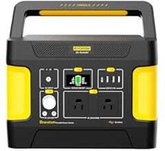 Evopow ポータブル電源 リン酸鉄 大容量 515Wh/160938mAh 出力600W (瞬間最大1200W) AC/DC/USB/Type-C 四つの充電方法 AC出力(2ポート) 100V LEDライト付き MPPT制御方式 純正弦波 …