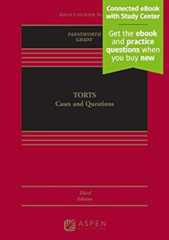 Book cover Torts: Cases and Questions [Connected eBook with Study Center] (Aspen Casebook)