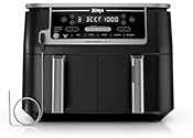 Ninja Foodi 10 QT 6-in-1 DualZone Smart XL Air Fryer, 2 Independent 5QT Baskets, Smart Cook Thermometer, Match Cook, Smart …
